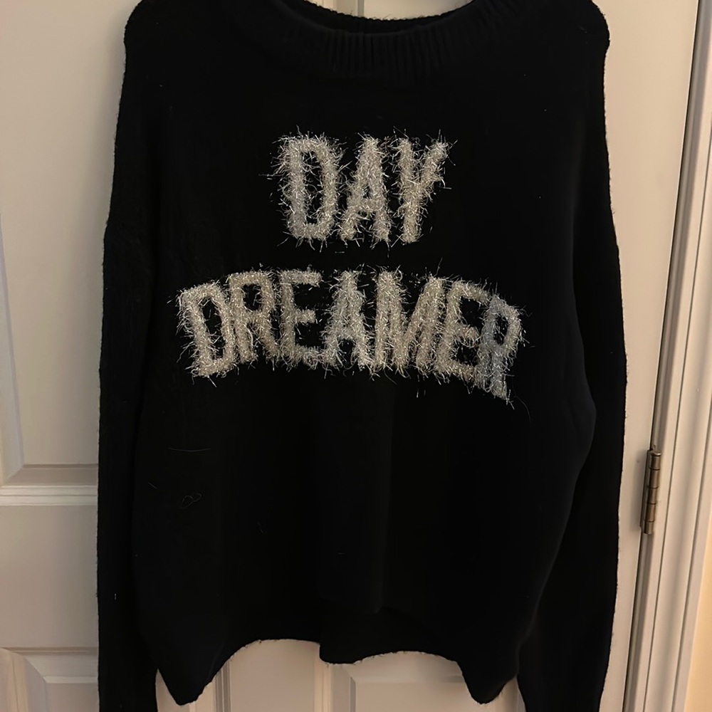 H&M Black Wool Blend Sweater Size M